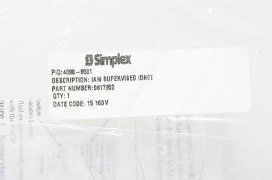 Simplex  4090-9001 IAM Supervised IDNET